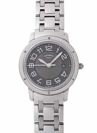 エルメス クリッパー CP1.310.230/4966 グレー 新品 24040 エルメス クリッパー CP1.310.230/4966 グレー 新品 24040