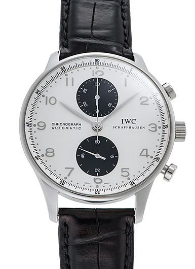 IWC ポルトギーゼ クロノグラフ IW371411 ホワイト/ブラック USED 19765 IWC ポルトギーゼ クロノグラフ IW371411 ホワイト/ブラック USED 19765