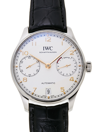 IWC ポルトギーゼ 7デイズパワーリザーブ IW500704 シルバー 新品 31138 IWC ポルトギーゼ 7デイズパワーリザーブ IW500704 シルバー 新品 31138