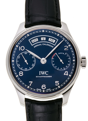 IWC ポルトギーゼ アニュアルカレンダー IW503502 ブルー 新品 31603 IWC ポルトギーゼ アニュアルカレンダー IW503502 ブルー 新品 31603