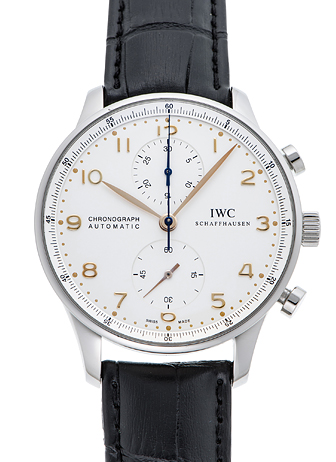 IWC ポルトギーゼ クロノグラフ IW371401 ホワイト USED 35853 IWC ポルトギーゼ クロノグラフ IW371401 ホワイト USED 35853