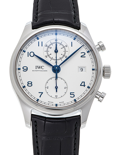 IWC ポルトギーゼ クロノグラフ クラシック IW390302 シルバー 新品 38219 IWC ポルトギーゼ クロノグラフ クラシック IW390302 シルバー 新品 38219
