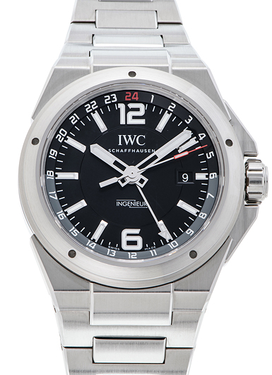 IWC インヂュニア デュアルタイム IW324402 ブラック 新品 39028 IWC インヂュニア デュアルタイム IW324402 ブラック 新品 39028