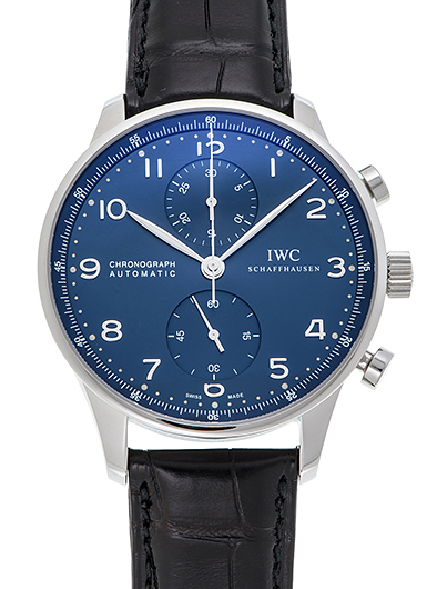 IWC ポルトギーゼ クロノグラフ IW371491 ブルー 新品 39370 IWC ポルトギーゼ クロノグラフ IW371491 ブルー 新品 39370