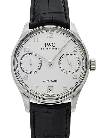 IWC ポルトギーゼ 7デイズパワーリザーブ IW500712 シルバー 新品 43637 IWC ポルトギーゼ 7デイズパワーリザーブ IW500712 シルバー 新品 43637