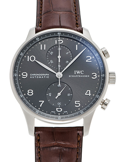 IWC ポルトギーゼ クロノグラフ IW371431 グレー 新品 45813 IWC ポルトギーゼ クロノグラフ IW371431 グレー 新品 45813