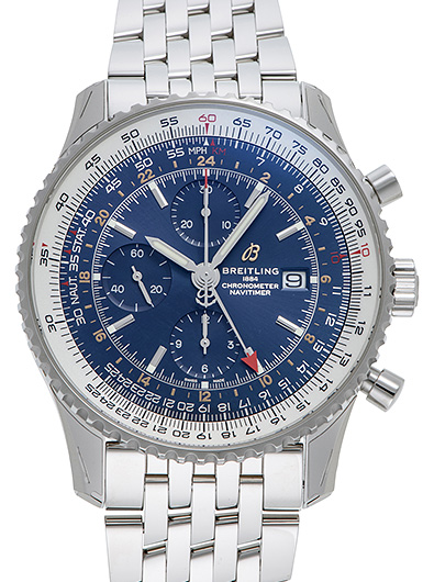 ブライトリング ナビタイマー1 クロノグラフ GMT46 A242C-1NP ブルー 新品 46179 ブライトリング ナビタイマー1 クロノグラフ GMT46 A242C-1NP ブルー 新品 46179