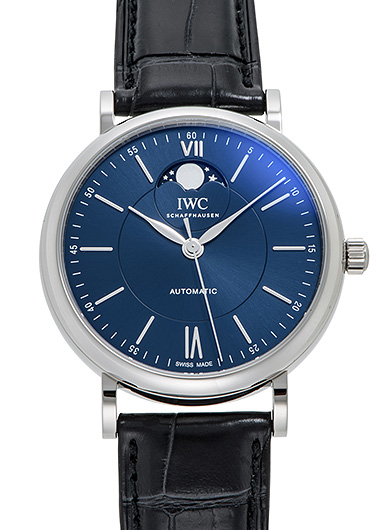 Iwc ポートフィノ オートマティック ムーンフェイズ Iw ブルー 新品 ブランド時計 格安通販 かめ吉